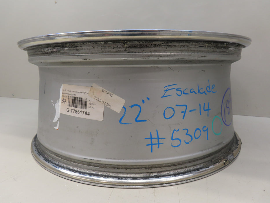2007-2014 CADILLAC ESCALADE FACTORY RIM 22'' 22X9JX31MM OEM (P)