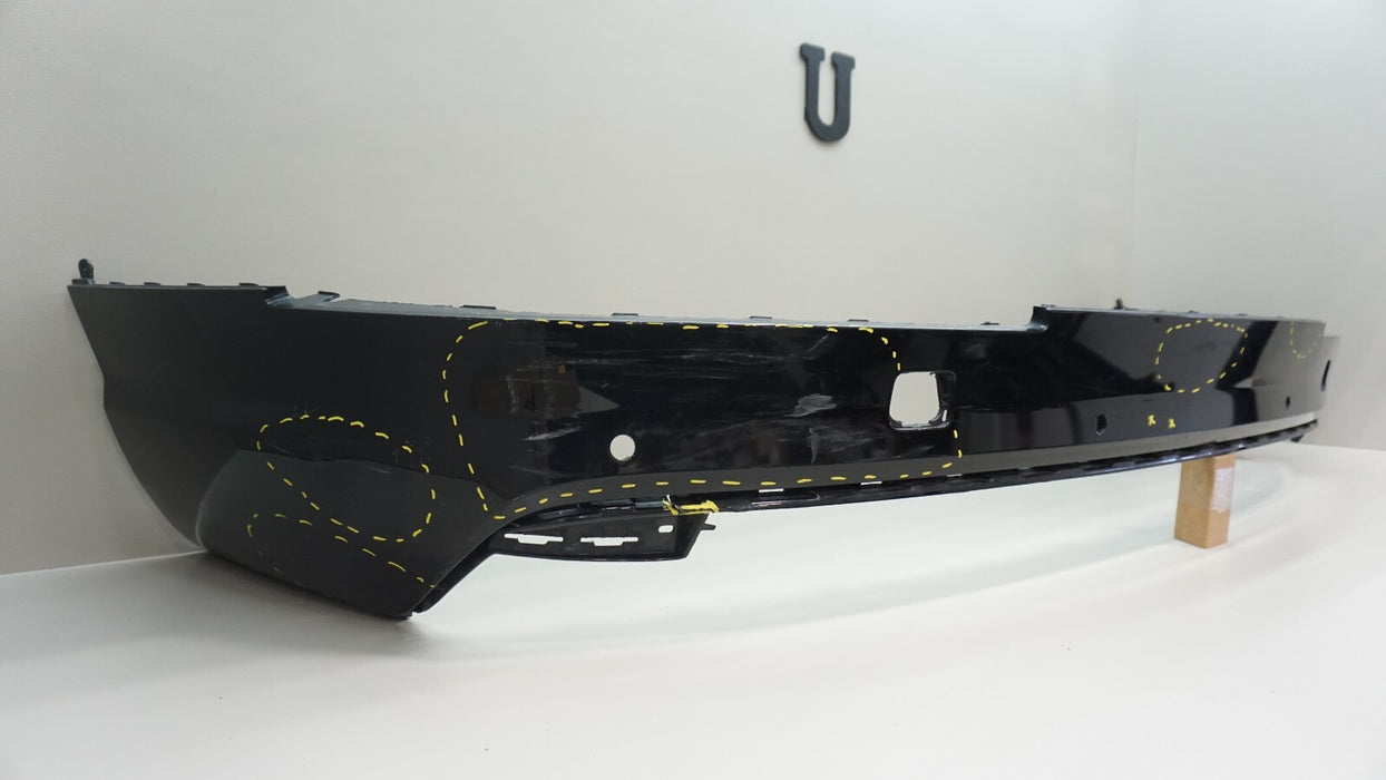 2017-2019 AUDI Q7 REAR LOWER BUMPER COVER VALANCE OEM 4M0807527B
