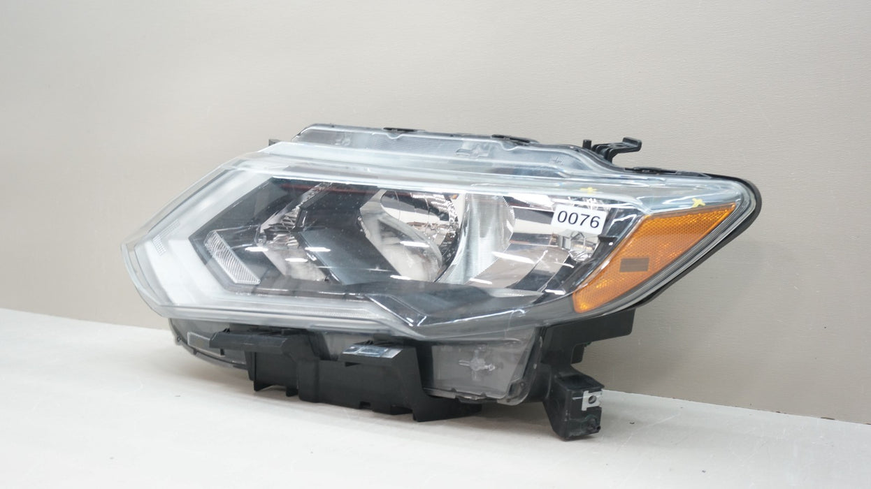 2017-2019 NISSAN ROGUE FRONT LEFT DRIVER SIDE HALOGEN W/ LED HEADLIGHT OEM