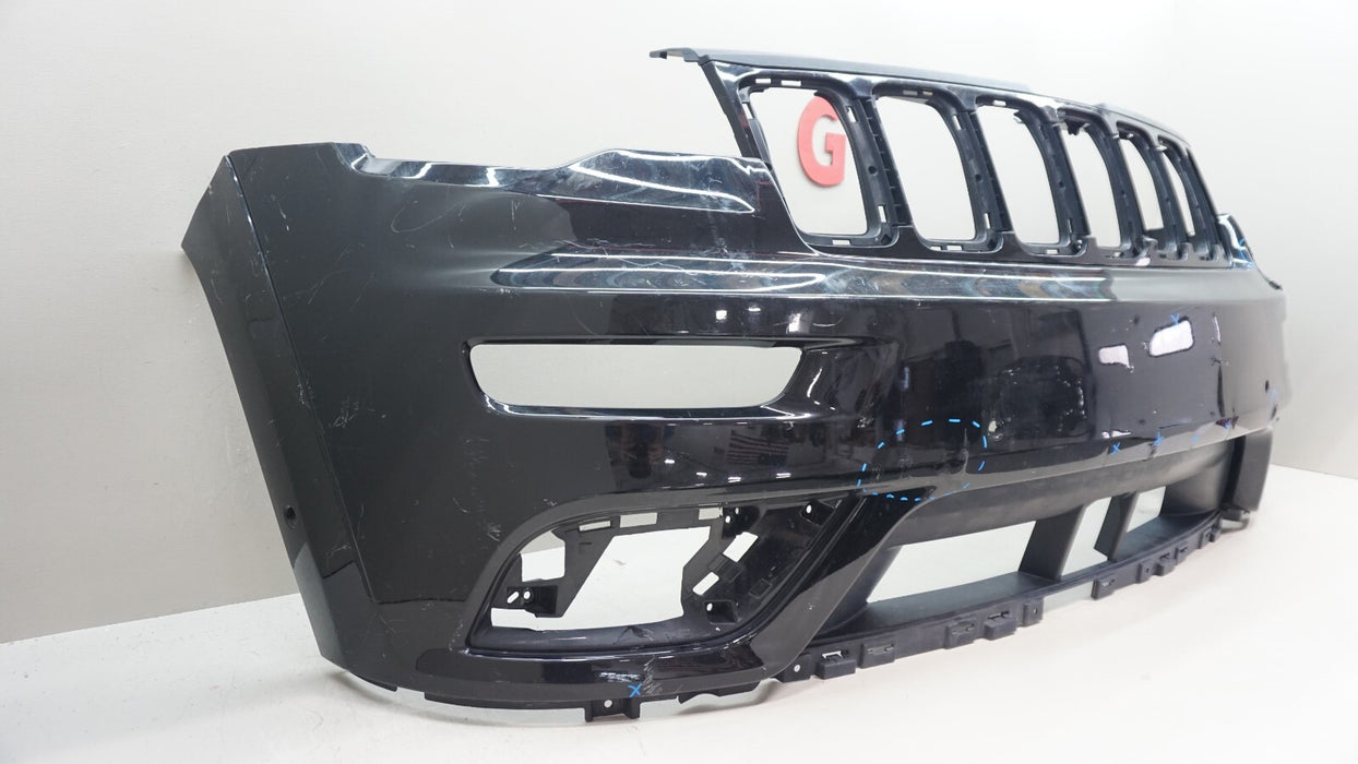 2017-2021 JEEP GRAND CHEROKEE FRONT BUMPER PANEL W GRILLE OEM 6CG70TRMAA