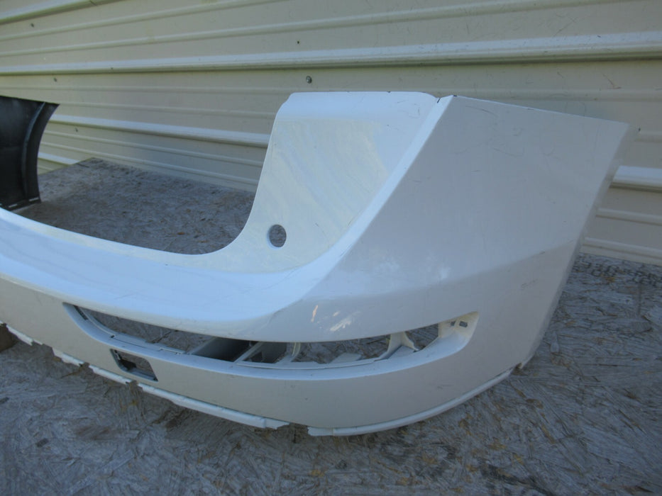 2009-2012 AUDI Q5 REAR BUMPER COVER PANEL PLASTIC WHITE 8R0807385C OEM