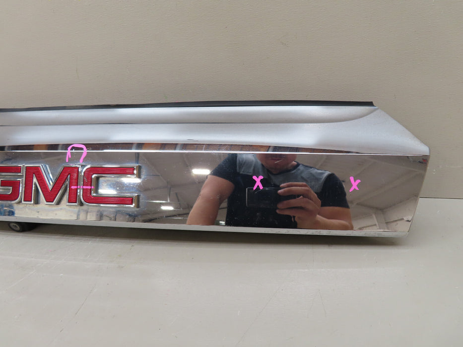 2010-2017 GMC Terrain Chrome Rear Hatch Handle Trim Backup Camera OEM 23333994