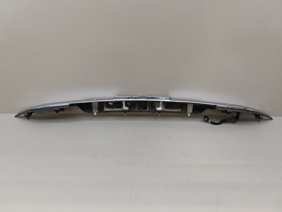 2017-2018 GMC ACADIA REAR TRUNK LIFTGATE MOLDING TRIM CHROME W/ CAMERA OEM
