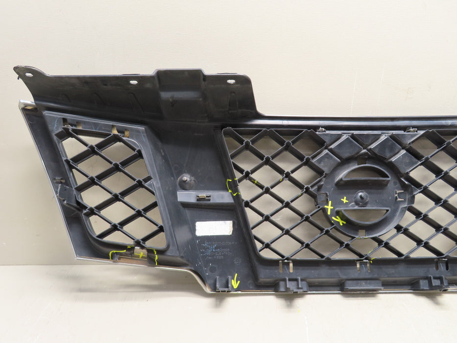 2009-2017 NISSAN FRONTIER FRONT UPPER RADIATOR GRILLE GRILL OEM, P#62310-ZL00B