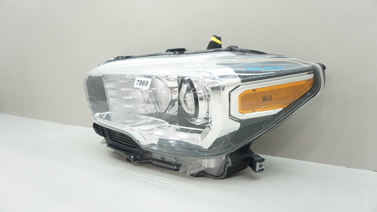 2016-2023 TOYOTA TACOMA FRONT LH LEFT DRIVER SIDE HEADLIGHT OEM