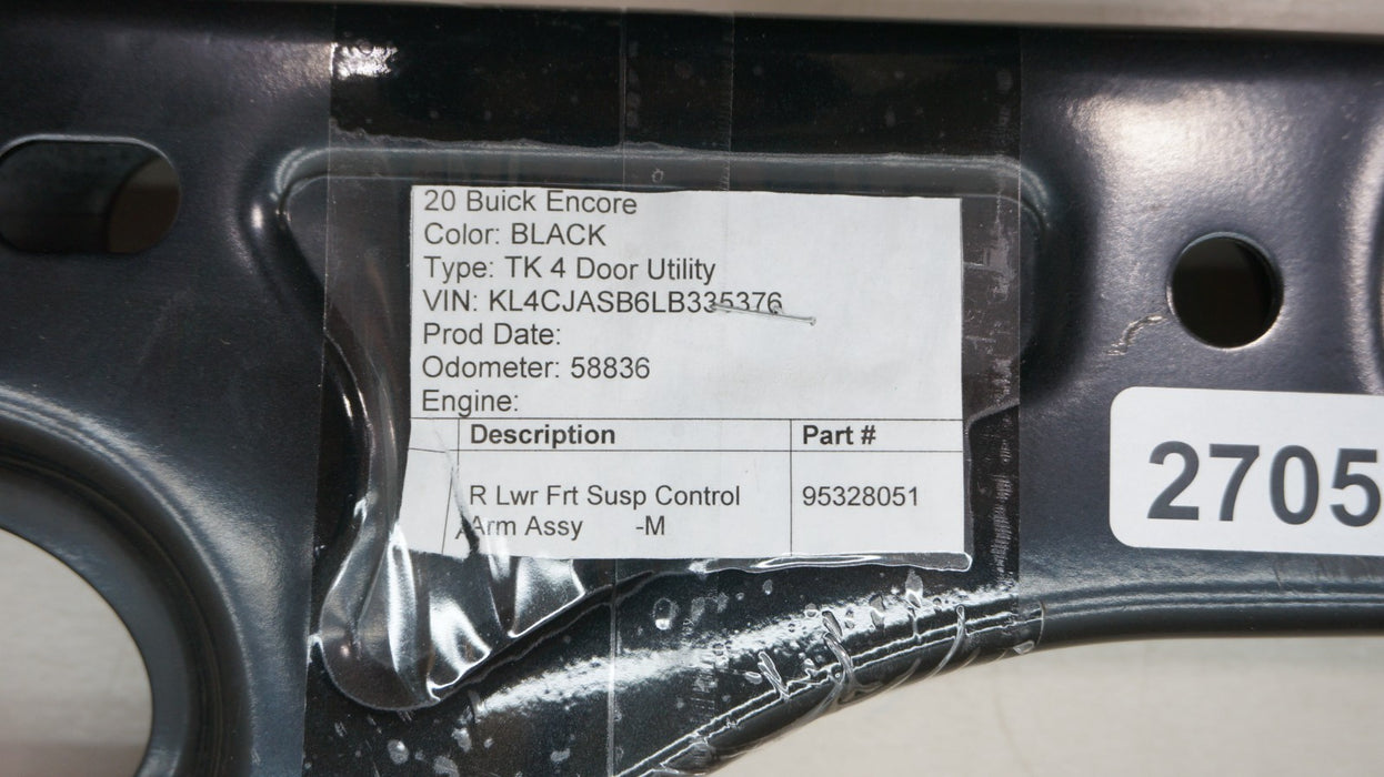 2013-2022 BUICK ENCORE FRONT RIGHT PASSENGER SIDE CONTROL ARM 95328051 OEM
