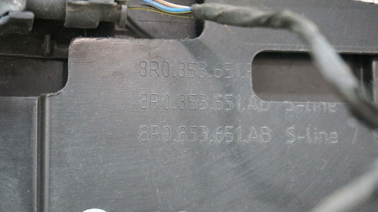 2013-2017 AUDI Q5 S LINE FRONT BUMPER RADIATOR GRILLE 8R0853651 OEM