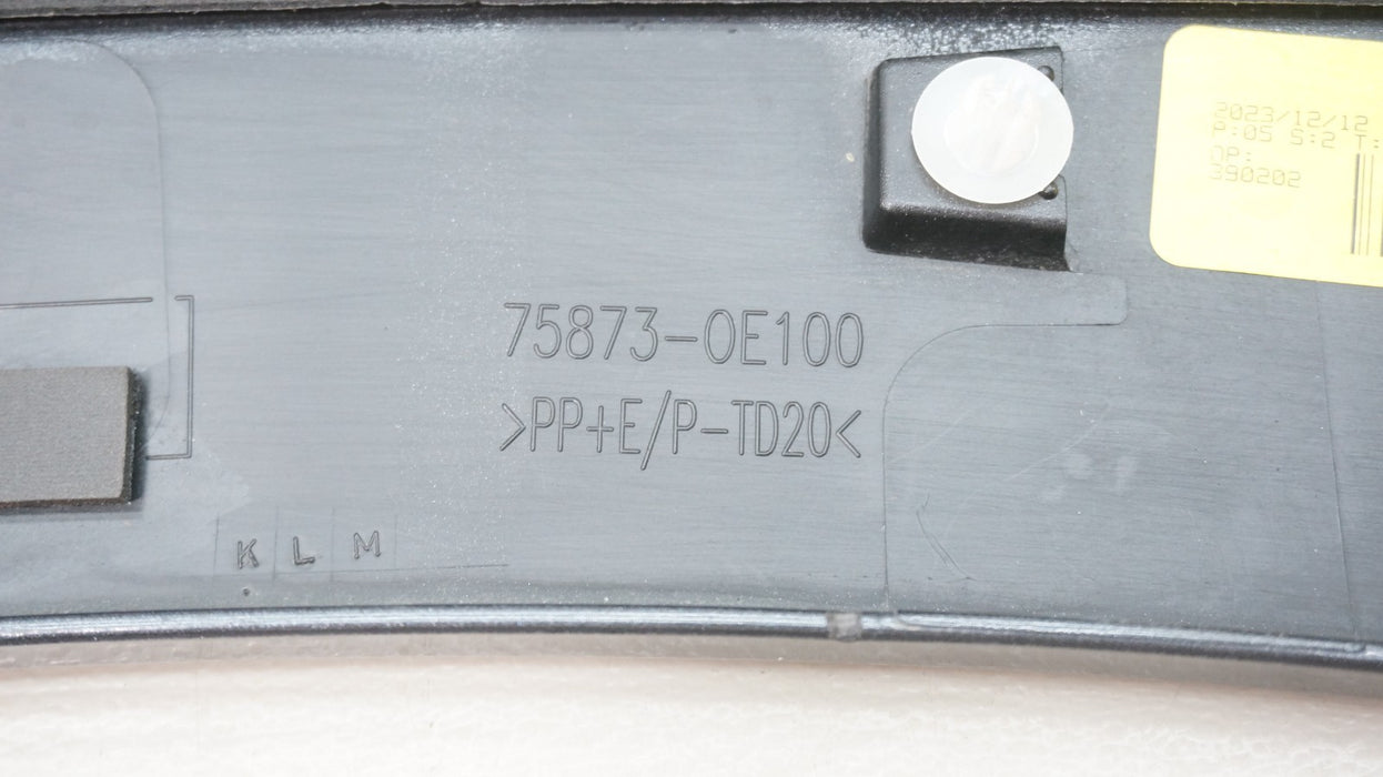 2024-2025 LEXUS TX350 TX500H REAR RIGHT FENDER FLARE ARCH OEM 75873-0E100