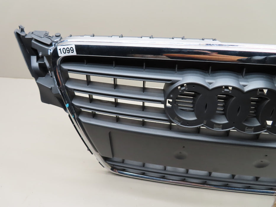 2010 - 2012 AUDI A4 FRONT BUMPER RADIATOR GRILL GRILLE W/ CHROME BEZEL OEM