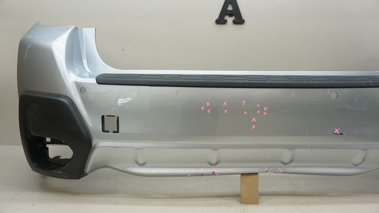 2018-2019 SUBARU CROSSTREK REAR BUMPER COVER W/ SENSOR HOLE OEM 57704FL250