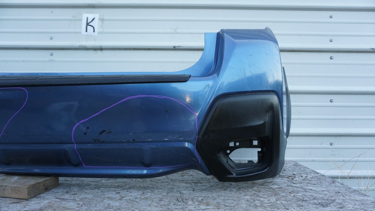 2018-2019 SUBARU CROSSTREK XV REAR BUMPER COVER PANEL PLASTIC OEM 18 19