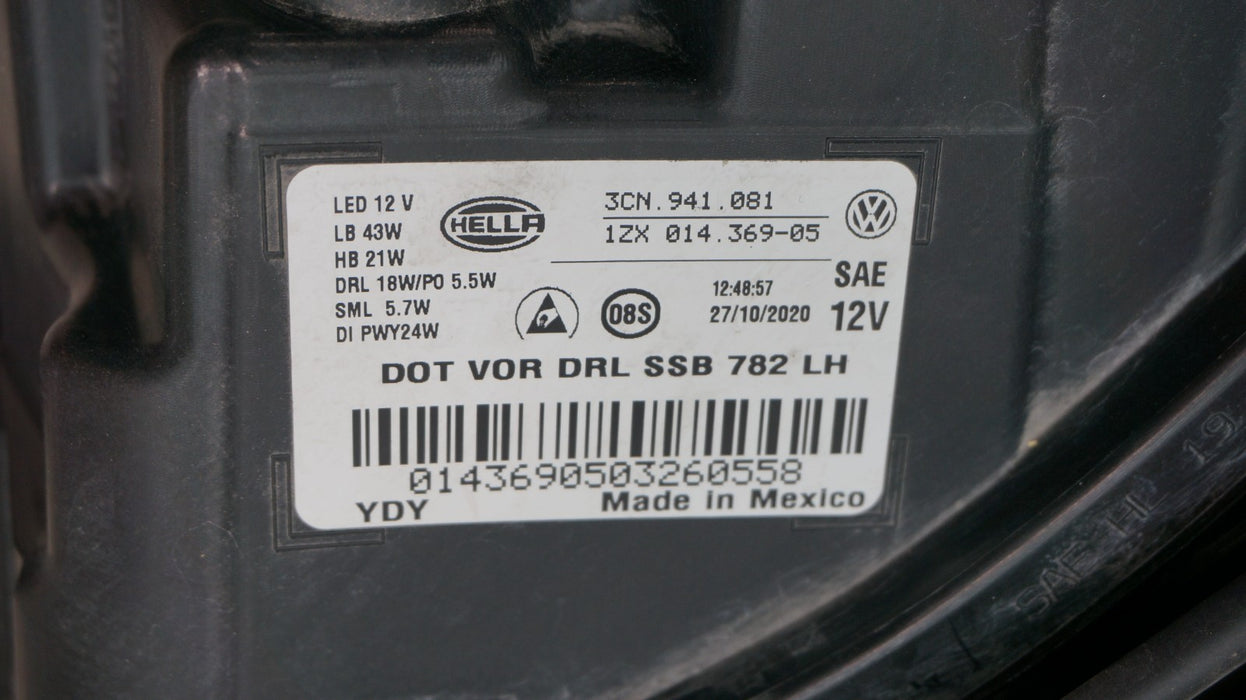 2020-2023 VOLKSWAGEN ATLAS CROSS SPORT FRONT LEFT SIDE LED HEADLIGHT OEM *PARTS*