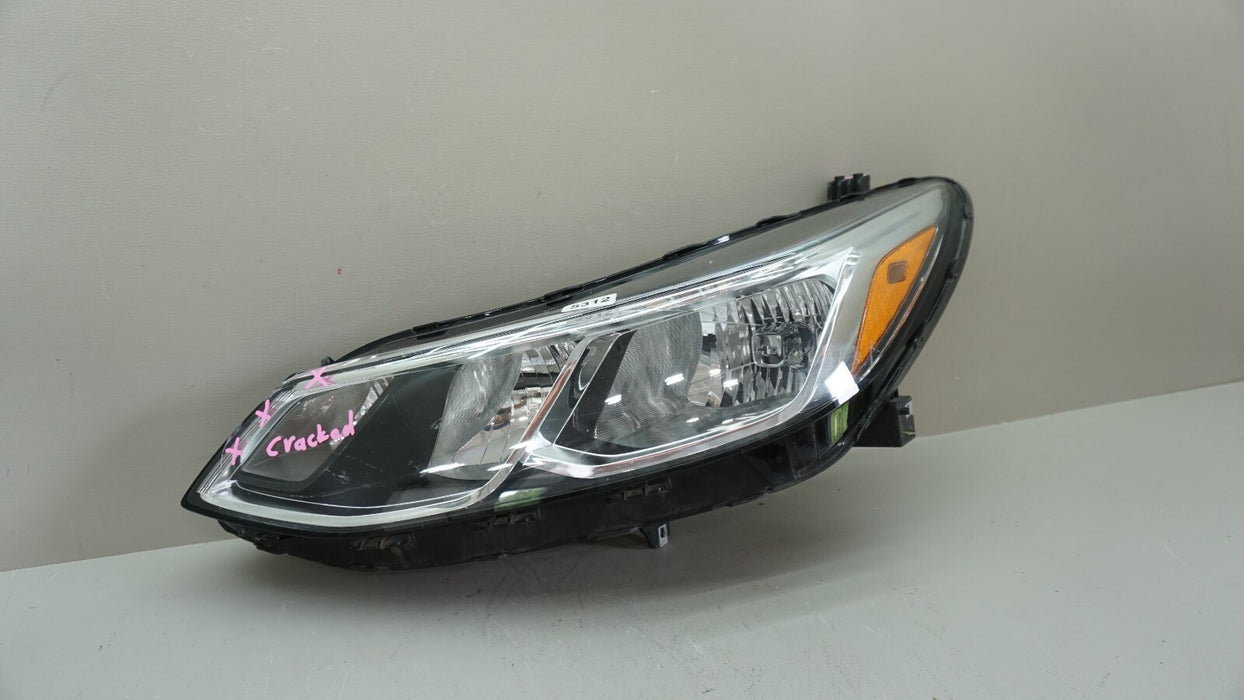 2016-2018 CHEVROLET CRUZE FRONT LEFT SIDE HEADLIGHT LAMP HALOGEN OEM 84156517