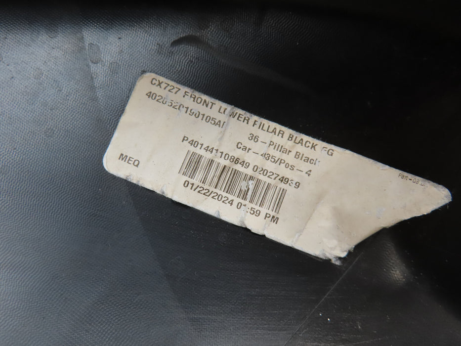 2021-2023 FORD MUSTANG MACH-E FRONT LOWER FASCIA BUMPER COVER OEM LJ8B-17F775