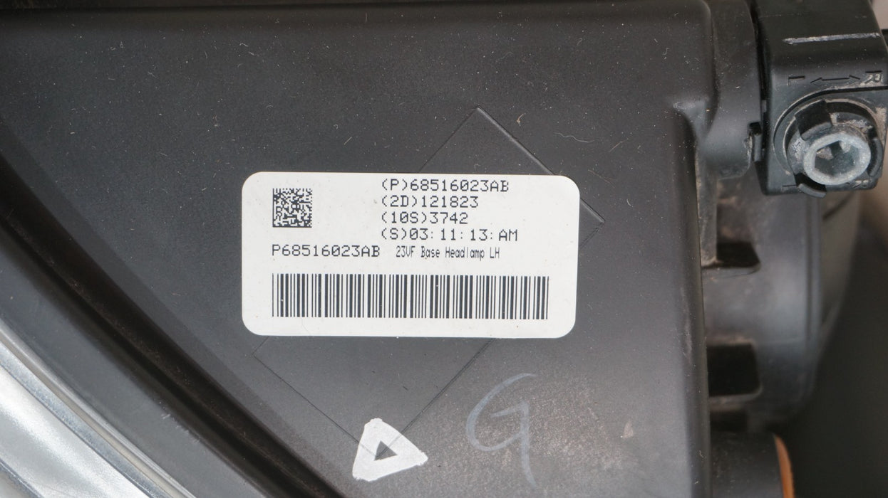 2023-2025 RAM PROMASTER 1500 2500 LEFT SIDE HALOGEN HEADLIGHT OEM 68516023AB