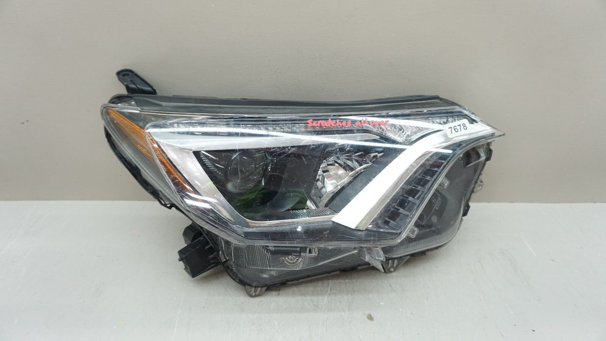 2016-2018 TOYOTA RAV4 FRONT RIGHT PASSENGER SIDE HEADLIGHT LAMP HALOGEN OEM