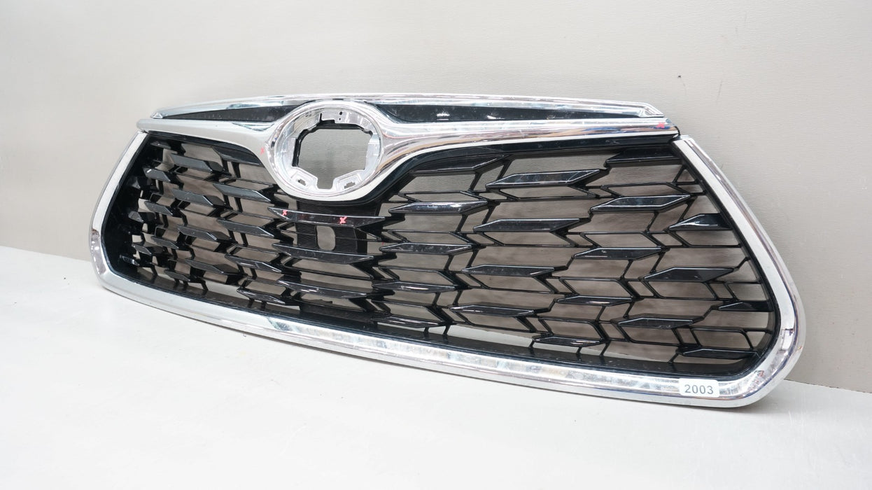 2020-2023 TOYOTA HIGHLANDER FRONT UPPER BUMPER RADIATOR GRILLE OEM 53101-0E330