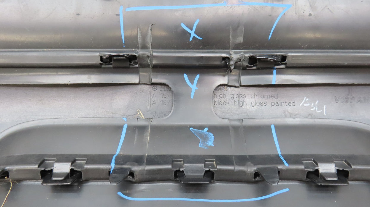 2020-2022 MERCEDES-BENZ GLS REAR LOWER BUMPER COVER VALANCE OEM