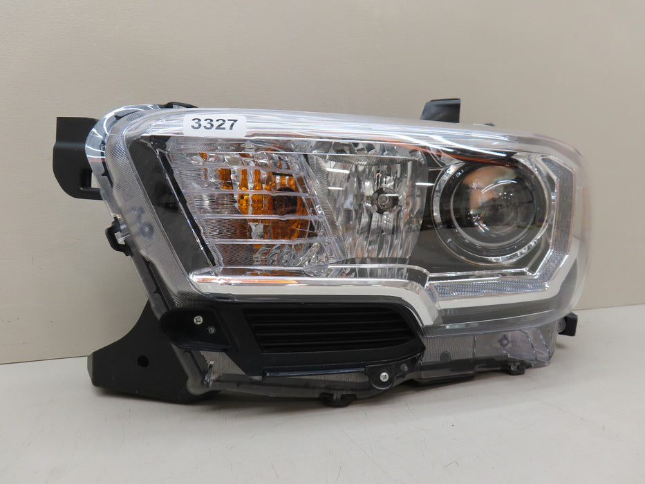 2016-2020 TOYOTA TACOMA LEFT DRIVER HEADLIGHT HALOGEN OEM