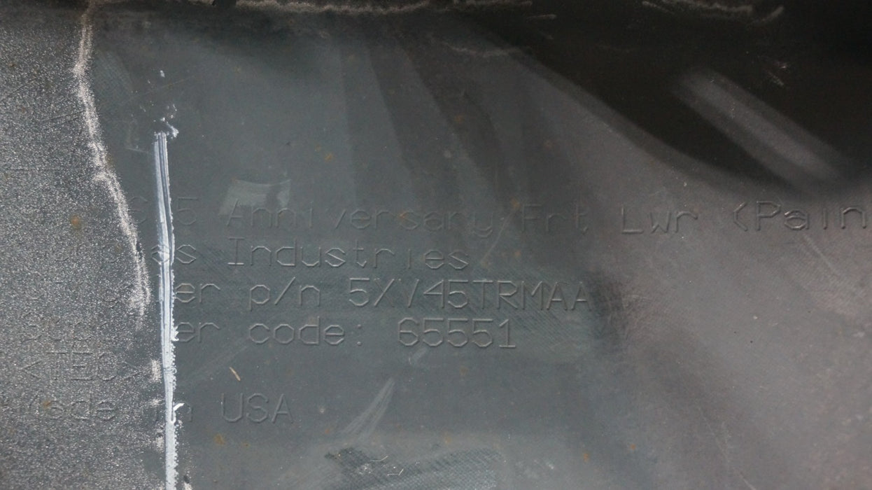 2016-2022 JEEP GRAND CHEROKEE FRONT LOWER BUMPER VALANCE PANEL OEM 5XV45TRMAA