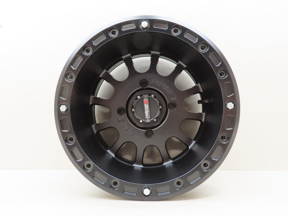 SYSTEM3 OFF ROAD 15X10 4/137 5+5(-5MM) SR5 MATTE BLACK 15S3-55371 RIM (P)