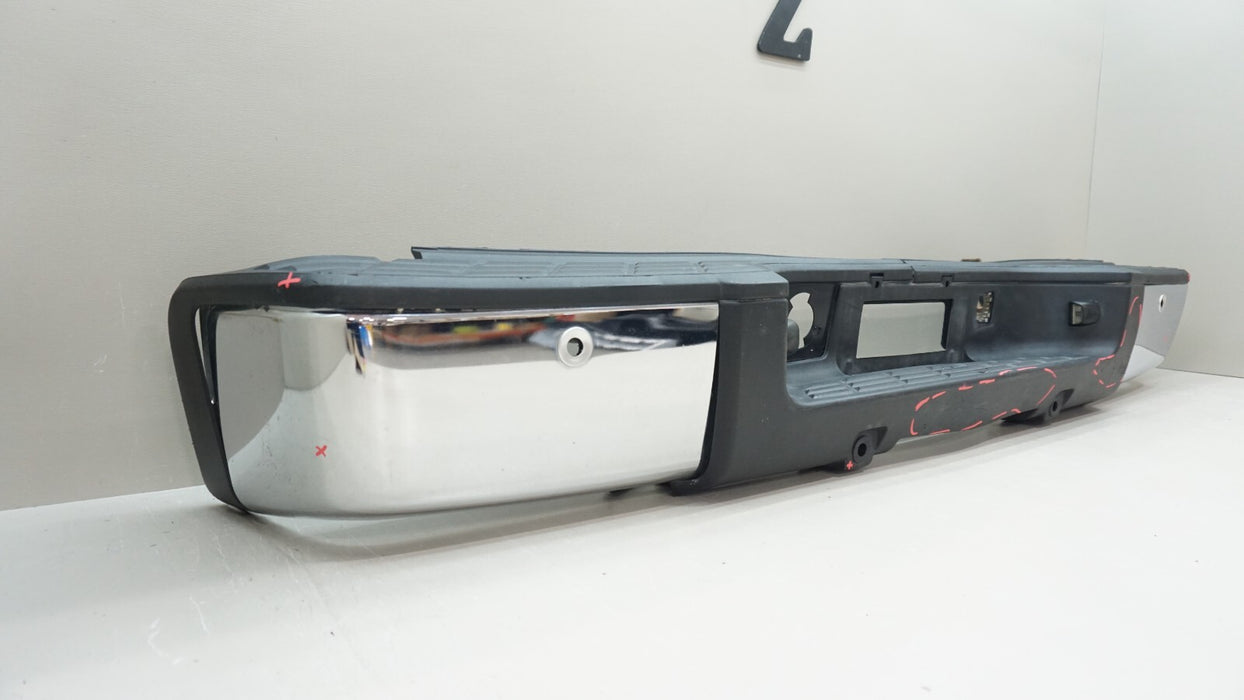 2007-2013 CHEVROLET SILVERADO GMC SIERRA 1500 REAR METAL BUMPER ASSEMBLY OEM