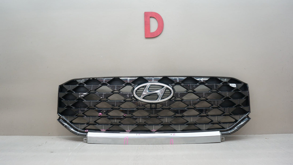 2021-2023 HYUNDAI SANTA FE FRONT BUMPER RADIATOR GRILLE OEM 86569-S2600
