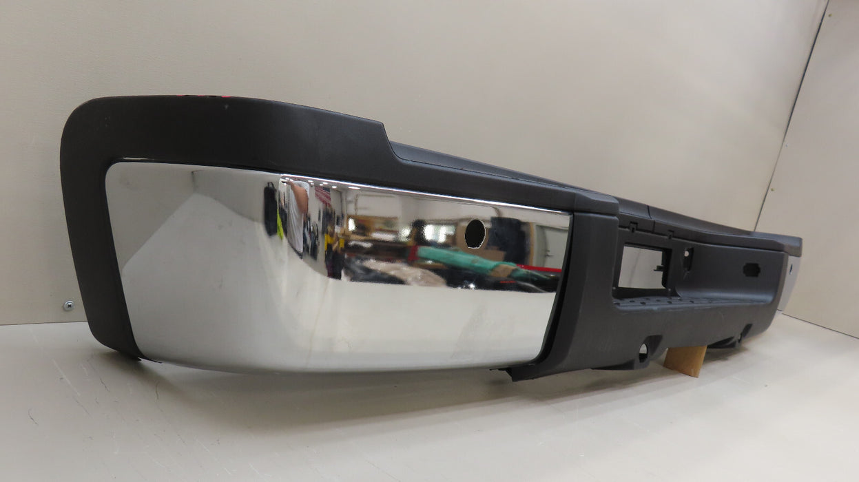 2011-2014 CHEVROLET/GMC SILVERADO-SIERRA 1500 REAR BUMPER METAL OEM