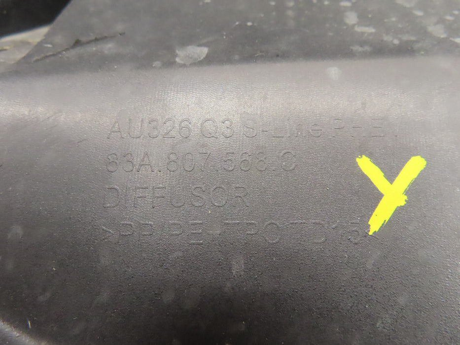 2019 2020 2021 2022 AUDI Q3 REAR BUMPER COVER OEM 83A.807.511