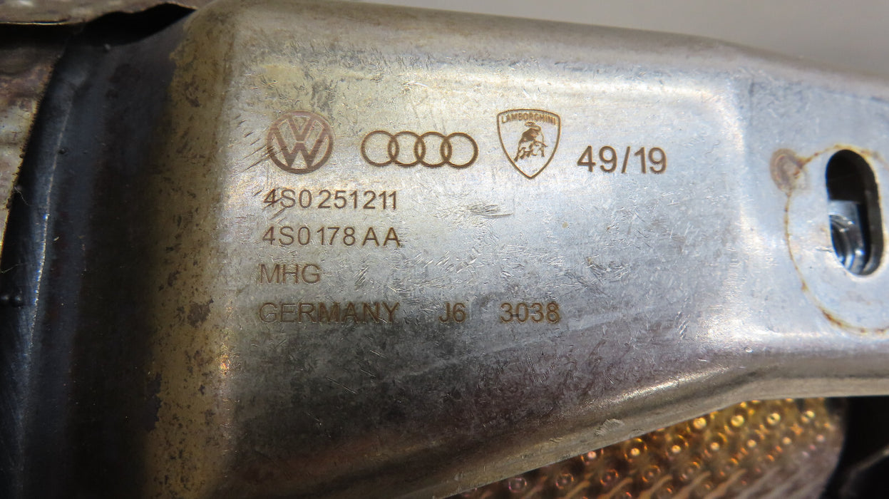 ..LAMBORGHINI HURACAN AUDI R8 EXHAUST MANIFOLD CATALYTIC CONVERTER LEFT SIDE OEM