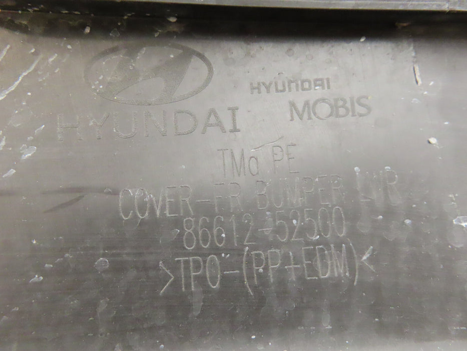 2021-2023 HYUNDAI SANTA FE FRONT LOWER BUMPER VALANCE COVER OEM 86612-52500