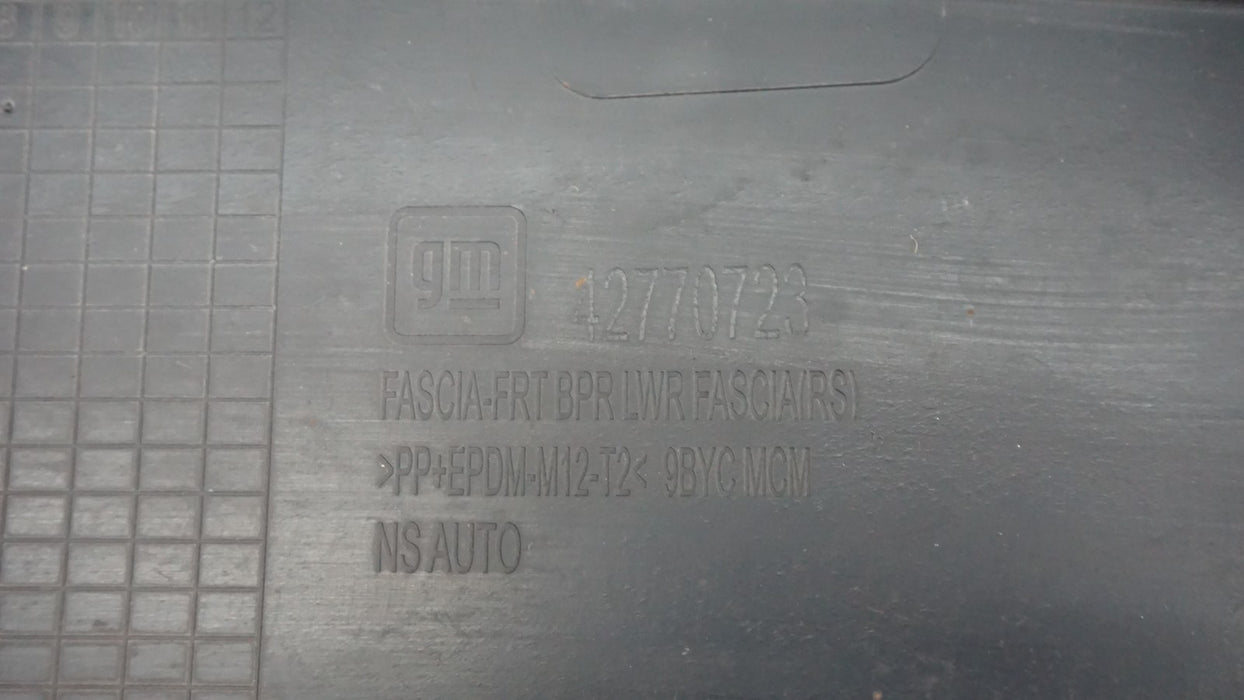2024-2025 CHEVROLET TRAILBLAZER RS FRONT LOWER BUMPER COVER 42770723 OEM