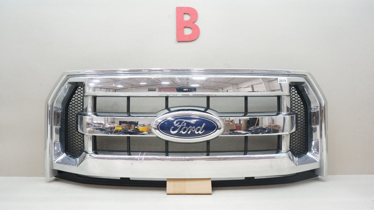 2015-2017 FORD F-150 F150 FRONT RADIATOR GRILLE GRILL FL34-8200-DBW OEM
