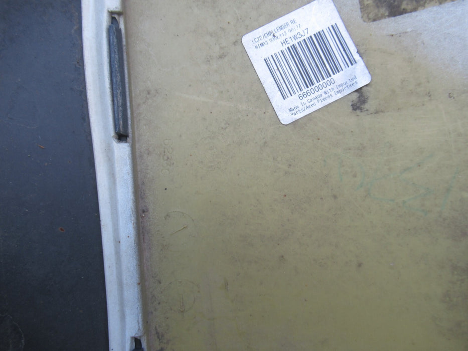 2008-2014 DODGE CHALLENGER REAR BUMPER COVER PANEL PLASTIC 08 10 11 12 13 OEM