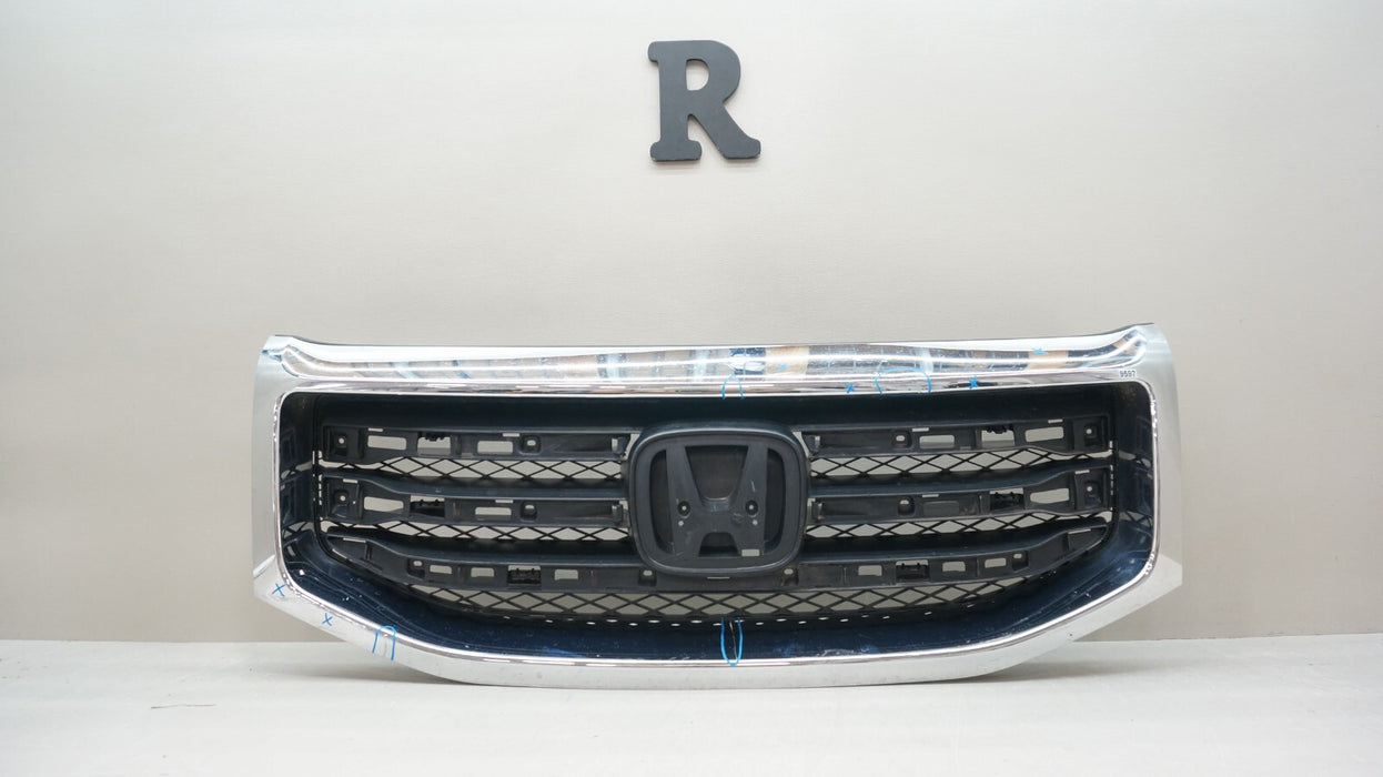 2012-2015 HONDA PILOT FRONT BUMPER RADIATOR GRILLE OEM 75101-SZA-V100