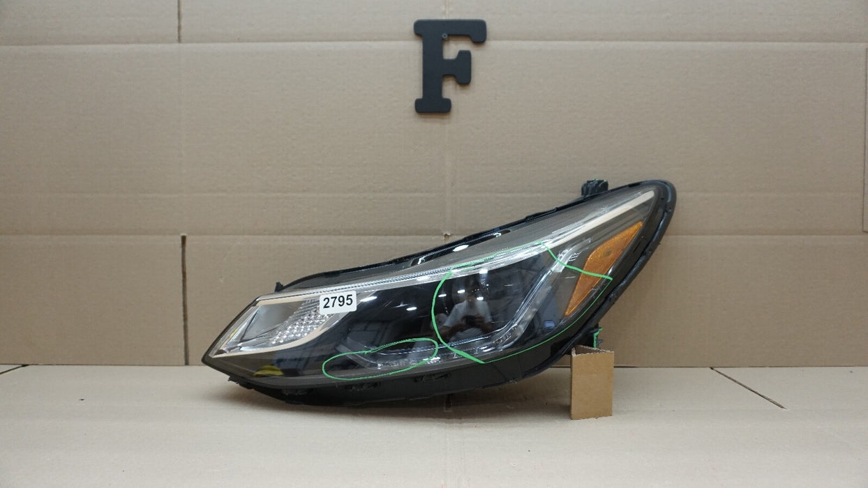 2016-2019 CHEVROLET CRUZE FRONT LH LEFT DRIVER SIDE HEADLIGHT OEM 16 17 18 19