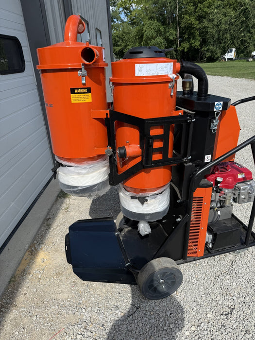 HUSQVARNA T 4000 PETROL SOFF-CUT DUST WITH HEPA FILTERS EXTRACTOR VACCUM UNIT