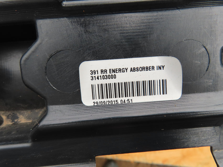 2013-2016 FORD FUSION REAR BUMPER COVER ENERGY ABSORBER OEM DS7317E899AD