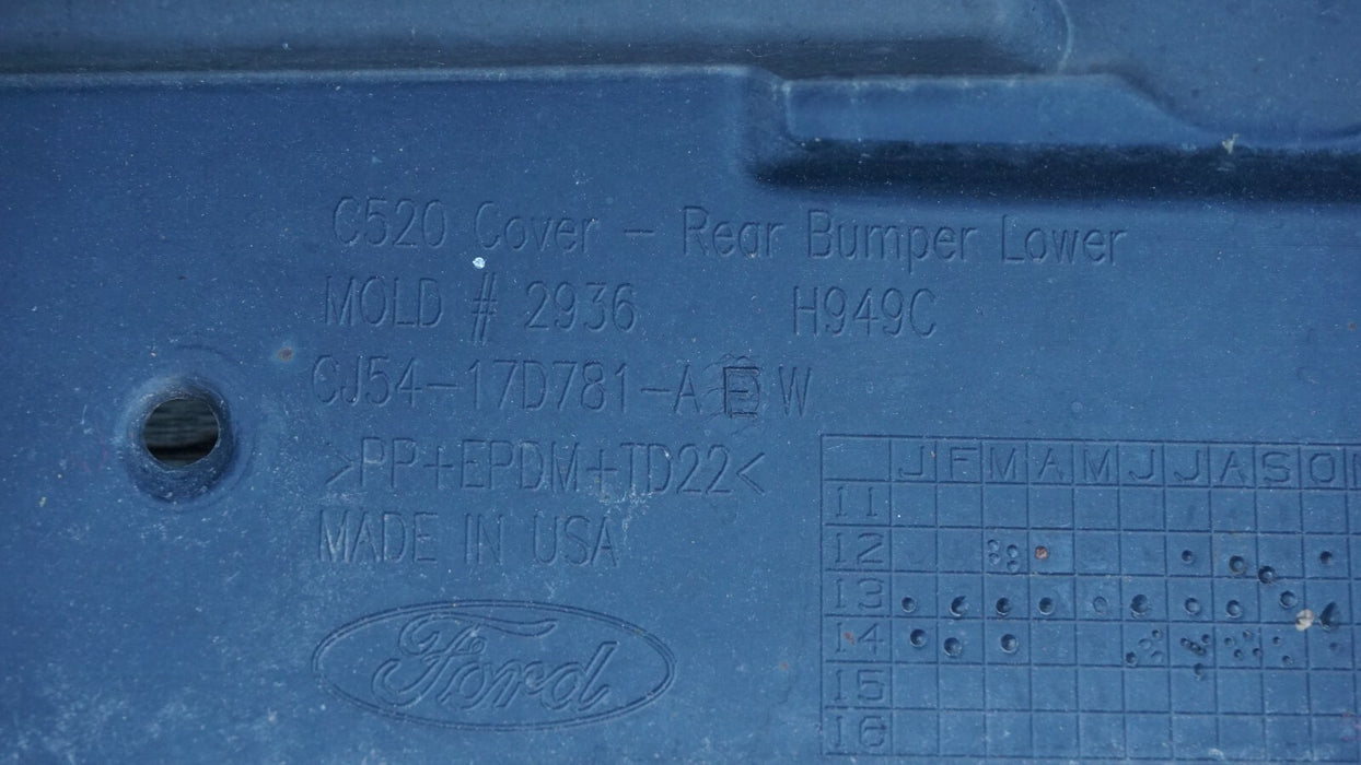 2013-2015 FORD ESCAPE S/ SE/ SEL/ TITANIUM REAR LOWER BUMPER COVER PANEL OEM