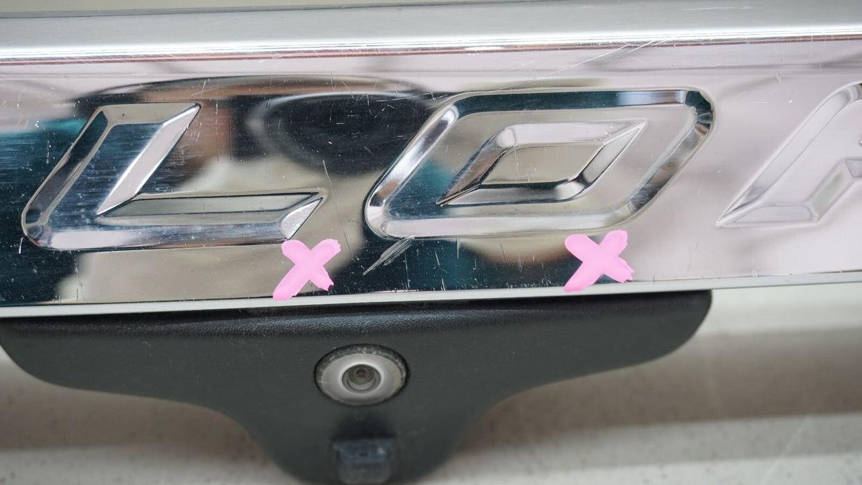 2016-2019 FORD EXPLORER REAR TRUNK CHROME TRIM W/CAMERA 230516A OEM 16 17 18 19