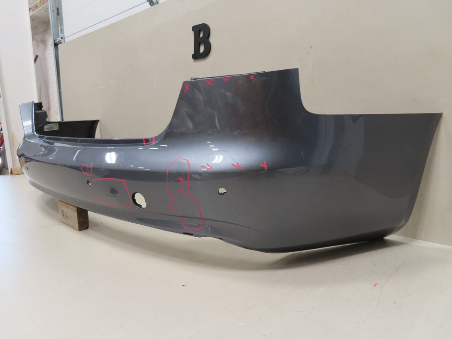 2013-2016 AUDI A4 SEDAN REAR BUMPER COVER PANEL W/ SENSOR HOLE OEM 8K5807511G