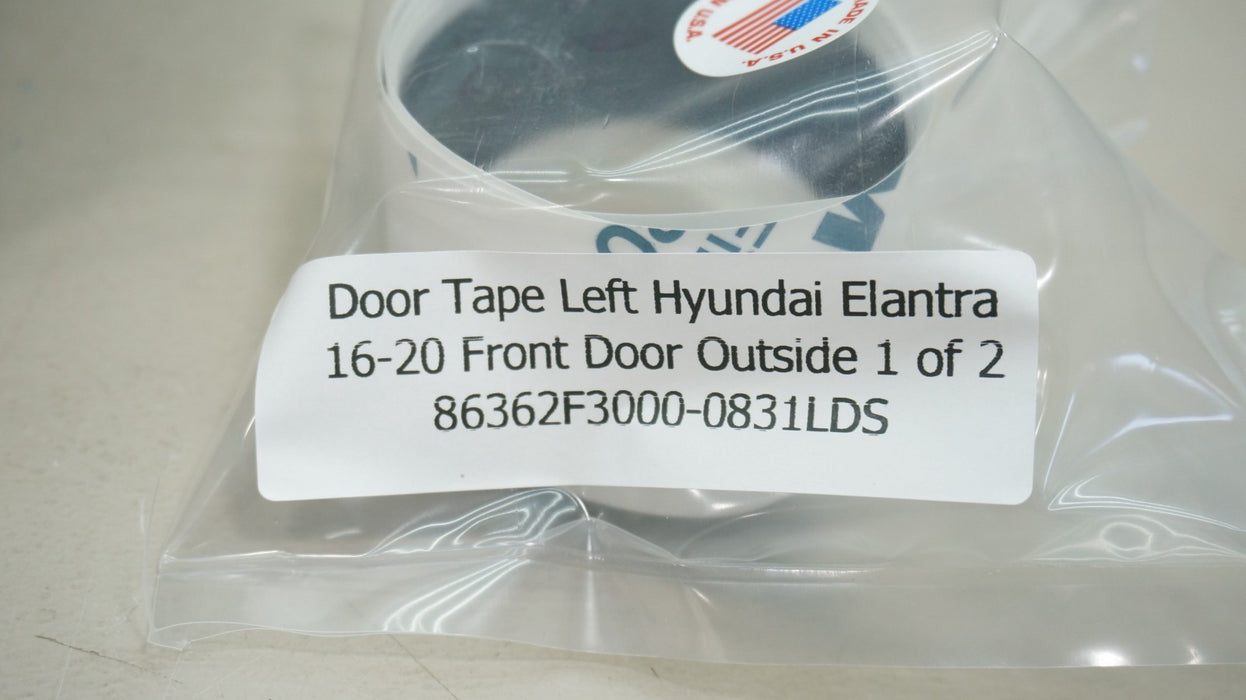 2017-2020 HYUNDAI ELANTRA SET OF BLACK OUT DOOR TAPE AND STONE GUARD 86391F2000