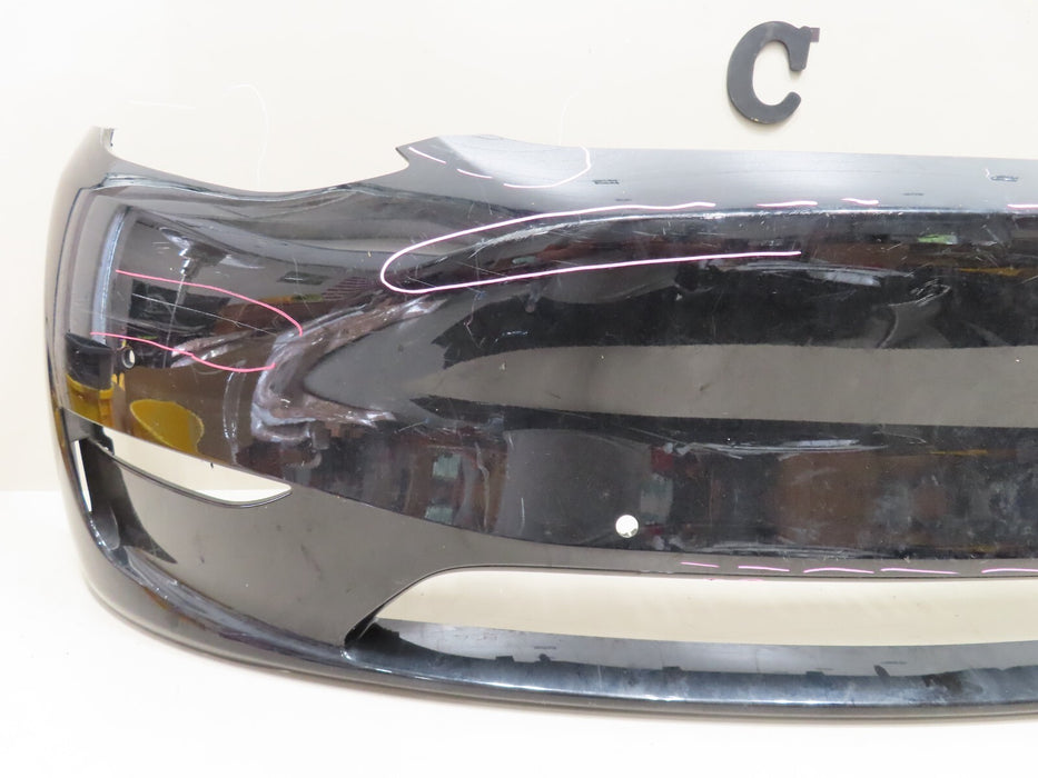 2020-2022 TESLA MODEL Y FRONT BUMPER COVER PANEL W/ SESNOR HOLE OEM 1493745-00-A