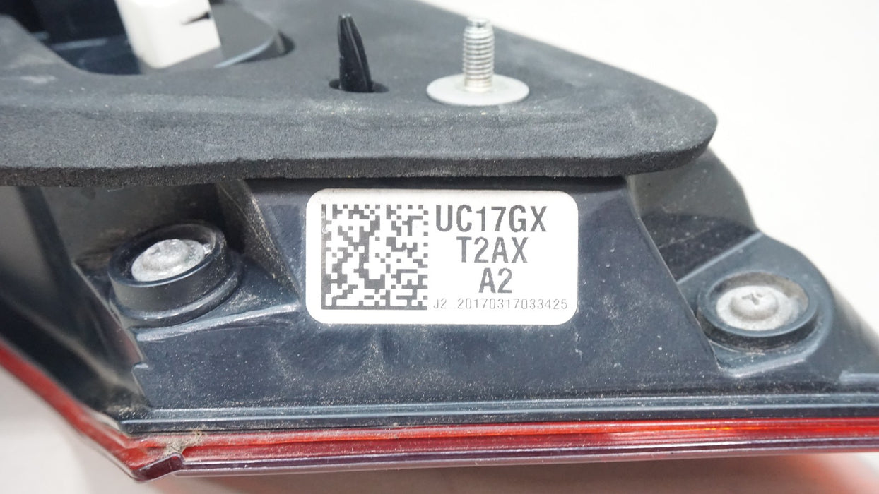 2016-2017 HONDA ACCORD SEDAN LEFT DRIVER SIDE INNER TAIL LIGHT OEM
