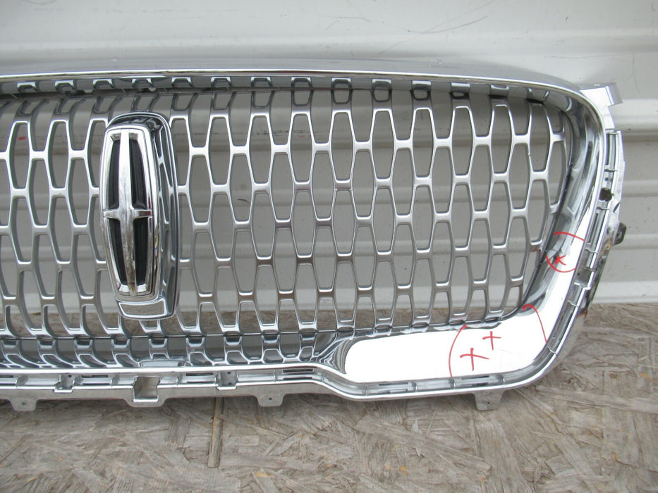 2020 - 2021 LINCOLN CORSAIR FRONT BUMPER GRILLE W/ EMBLEM LJ7B-8150-ABW OEM