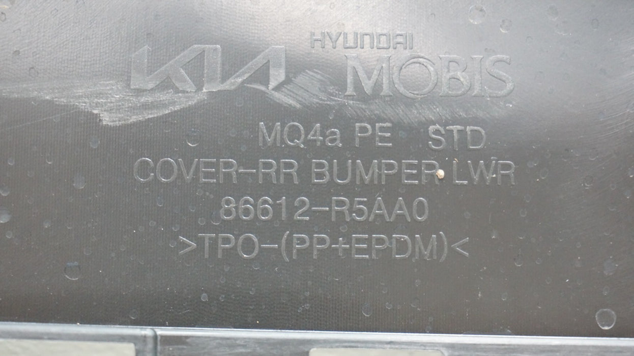 2024-2025 KIA SORENTO REAR LOWER BUMPER VALANCE PANEL OEM 86612-R5AA0
