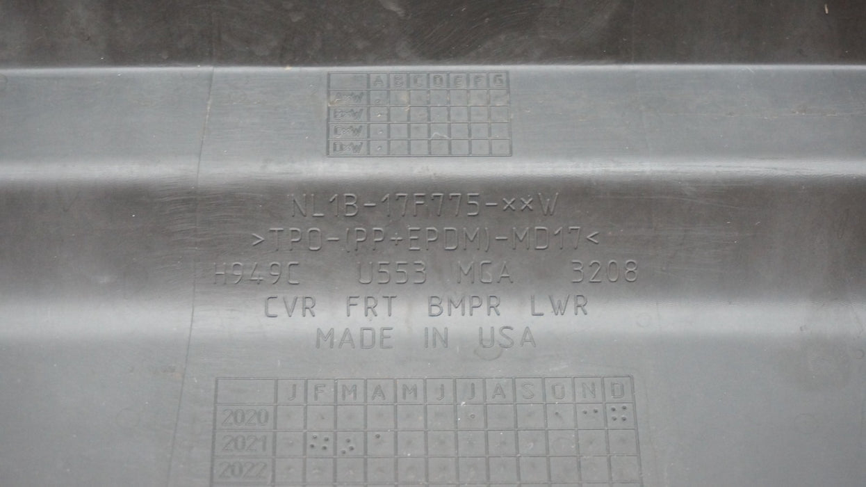 2019-2021 FORD EXPEDITION FRONT LOWER BUMPER VALANCE PANEL OEM NL1B-17F775