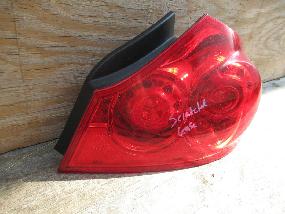 2007-2013 INFINITI G37 REAR RIGHT PASSENGER SIDE TAIL LIGHT STOP BRAKE LAMP OEM