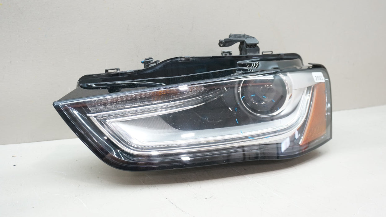 2013-2016 AUDI A4 S4 FRONT LEFT DRIVERS SIDE HEADLIGHT XENON HID HEADLIGHT OEM