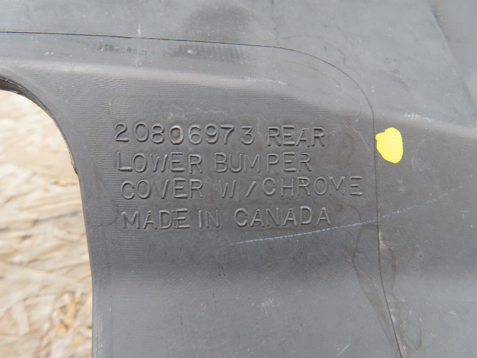 2010-2015 CHEVROLET EQUINOX REAR LOWER VALANCE BUMPER COVER OEM 20806973